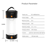 New Outdoor Camping Reading Light with Ultra Long Range Charging Lighting SOS Camping Tent Light