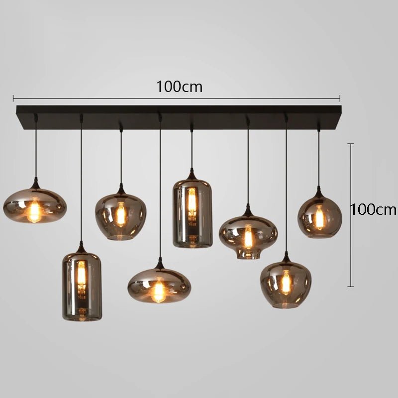 Modern LED Pendant Light for Dining Room - Luxury Indoor Ceiling Chandelier