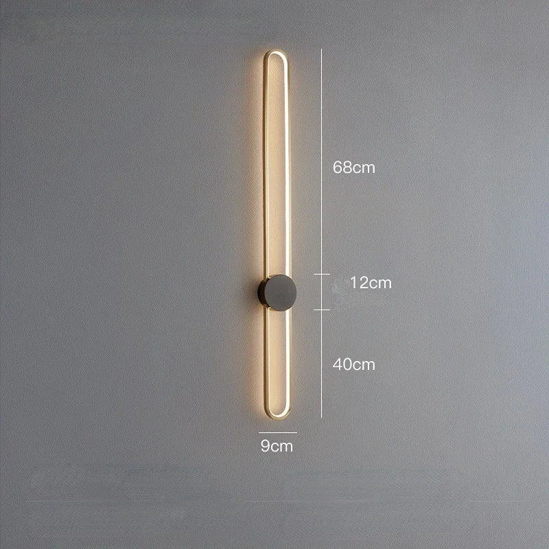 Led Ring Wall Lamps for Bedroom Bedside Hotel Modern Sconce Lights Background Restaurant Lighting Fixtures Decoration Hallway