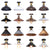 Vintage Retro Ceiling Light Flush Mount Lamp Shade Industrial Lights Lighting for Indoor Bedroom Kitchen Living Room Home Decor