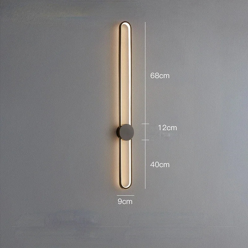 Led Ring Wall Lamps for Bedroom Bedside Hotel Modern Sconce Lights Background Restaurant Lighting Fixtures Decoration Hallway