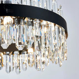 Dimmable Gold Rectangle Crystal Chandelier for Dining Living Room Modern Ceiling Light for Kitchen Island K9 Crystal Lights
