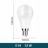 LED Bulb Lamps E27 E14 AC220V 110V 120V DC12V-85V 24 Light Bulb power 10pcs 20W 18W 15W 12W 9W 5W 3W Lampada Living Room Home LED