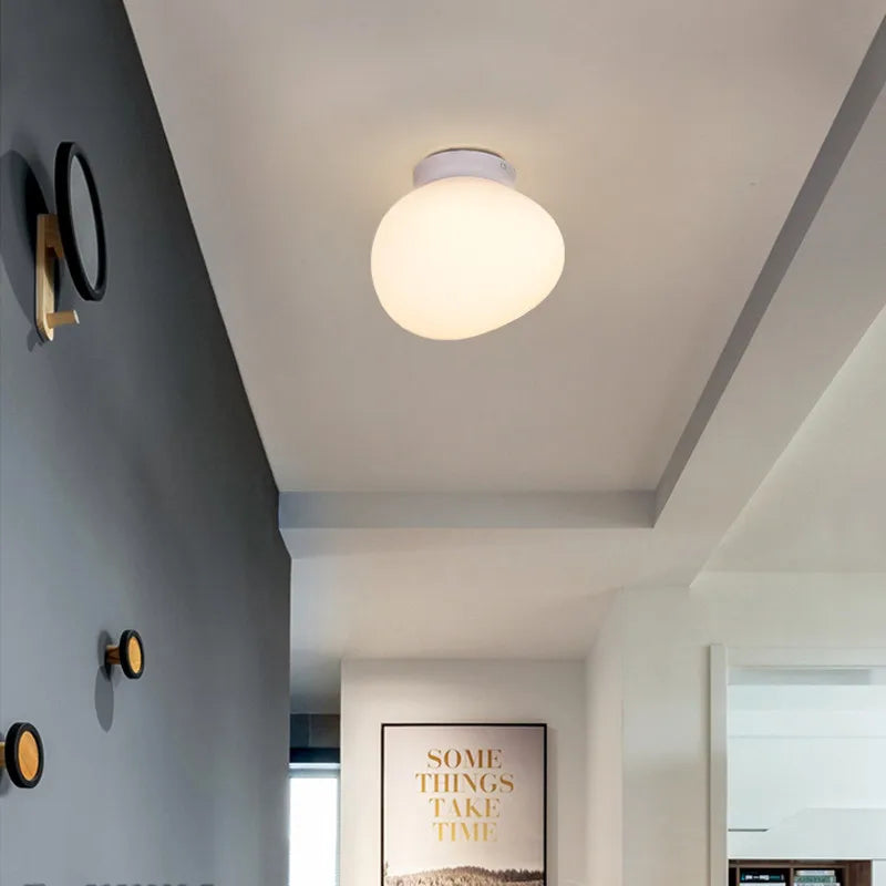 Foscarini Gregg Pendant Lamp White Bubble Glass lampshades lamp italian design Indoor home Kitchen restaurant stair light