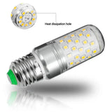 E26 E27 LED Corn Light Bulbs 12W 9W Lamp 80W Incandescent 1000lm Warm White 2700K Edison Screw Candle Home Bedroom 3PCS