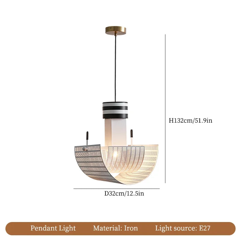 Modern Art Living Room Led Ceiling Chandelier Bedside Kitchen Table Lamp Black White Iron Ceiling Lamp Home Decorations Luster