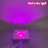 Wood Light Base Rechargeable Remote Control Wooden LED Light Rotating Display Stand Lamp Holder Lamp Base Art Ornament New