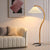 Latest Vintage Umbrella Floor Light&pleated lampshade Nordic Minimalist Classic Bedside Standing Corner Lamps pleated floor lamp
