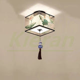 Modern Simple Lotus Bird LED Ceiling Lamp Living Room Bedroom Study Hotel KTV Bedside Ceiling Light Room Decoration Ceiling Lamp