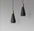 Aisilan LED Luxury Pendant Lamp Modern Kitchen Bedroom Table Dining Room Hanging Light Home Chandelier Black Metal Lampshade