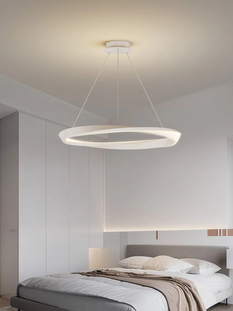 Living Room Chandelier Nordic pendant lamp Modern Dining room Chandelier  Ring Lamp Bedroom Restaurant Lamps LED Ceiling lights