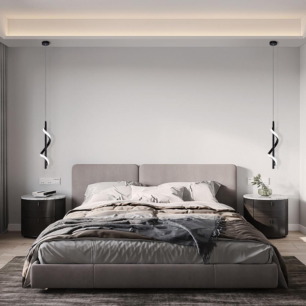 Modern LED Chandelier Light Nordic Living Room Bedroom Bedside Ceiling Lamp 220V 22W Aisle Corridor Lighting Decoration Bulbs