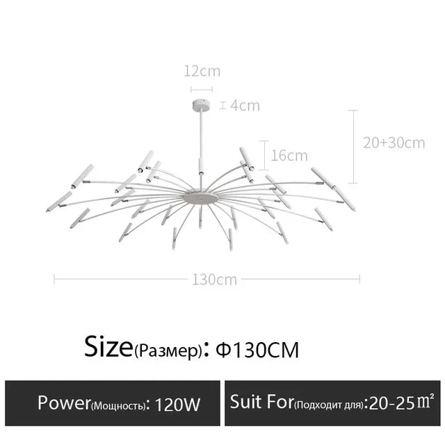 Minimalist G9 LED Ceiling Chandelier Light Fixture (110V-220V) - Modern Interior Decor Pendant Lamp for Living Room, Dining Room & Home
