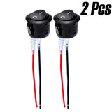 20mm Round Rocker Switch - 12V SPST ON-Off Toggle for Car RV Boat