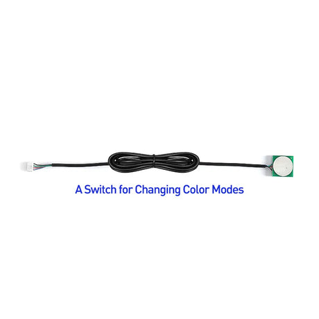 Car's atmosphere with 18 acrylic strips in 64 Colors , controlled by a Bluetooth app.