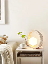 Modern Travertine Floor Lamp Natural Yellow Cave Stone LED Table Lamp Indoor Decor Lighting Bedside Living Room Bedroom Study G9