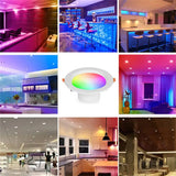 10W 6W Ewe link APP Zig bee Smart LED Downlights RGBCW Ultra-thin Down Lamp Cylinder Light Smart Home Via Alexa Google Home