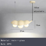 Art Deco LED Wall Lamp Modern Beige Green Pink Resin Hyacinth Bean Living Room Bedroom Aisle Restaurant G9 Bulb Lighting