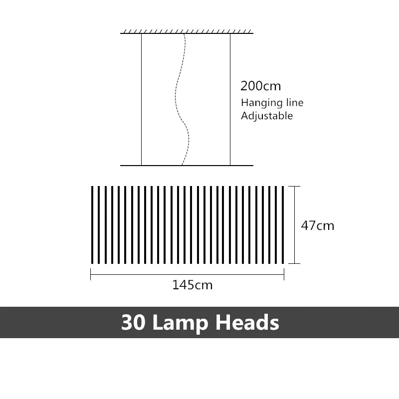 Modern LED Ceiling Chandelier Living Room Lights Home Lustre Interior Decor Dining Table Pendant Lamp Nordic Design Bar Lighting