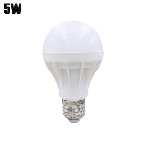 3/5pcs Led Bulb Screw Plastic Bulb Energy-Saving  Lamps 3w 5w 7w 9w 12w 15w E27 Ac 220v Real Power Led Lamp Living Room Home Led