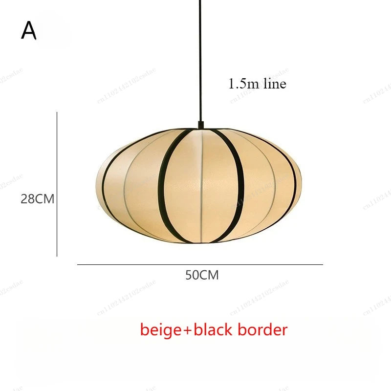 Wabi-sibi Japanese Style  Medieval Dining Room Chandeliers Foyer Pendant Lamp Applicable To Interior Lighting Room Decoration