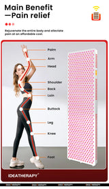 Red Light Therapy RLPro1000 630,650,660, 670, 810, 830, 850,1060nm light Touch Screen Red Light Therapy panel Large Near infrared light with stand