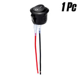 20mm Round Rocker Switch - 12V SPST ON-Off Toggle for Car RV Boat