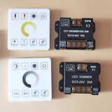 86sty 2.4G RF Single color/CCT/RGB/RGBW/RGBWC LED Strip Light Controller wireless remote Touch Panel Switch Dimmer 5V 12V 24V