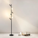 Scandinavia Led Floor Lamp with Spotlight for Bedroom Living Room