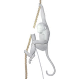 Nordic Resin Monkey Wall Lamp, Creative Animal Rope Light for Kids Room, Restaurant, Bar & Corridor Decoration