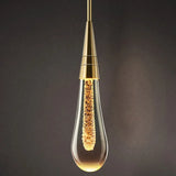 Nordic LED Luxury Crystal Chandeliers Water Drop Lamps Bedroom Bedside Modern Simple Bar Decorative Pendant Lights
