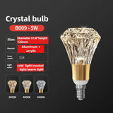 Super Bright LED Crystal Bulb  E27/E14 European Home Light  Dining Room Chandelier warm white cold white 110v 220v 230v 240v