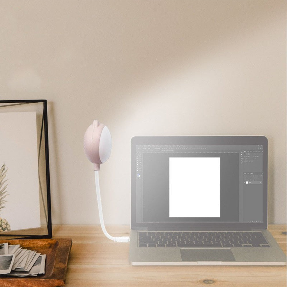 Smart Voice-activated Night Light Mini Portable USB LED Light Table Desk Lamp for Power Bank Camping PC Laptops Night Lighting