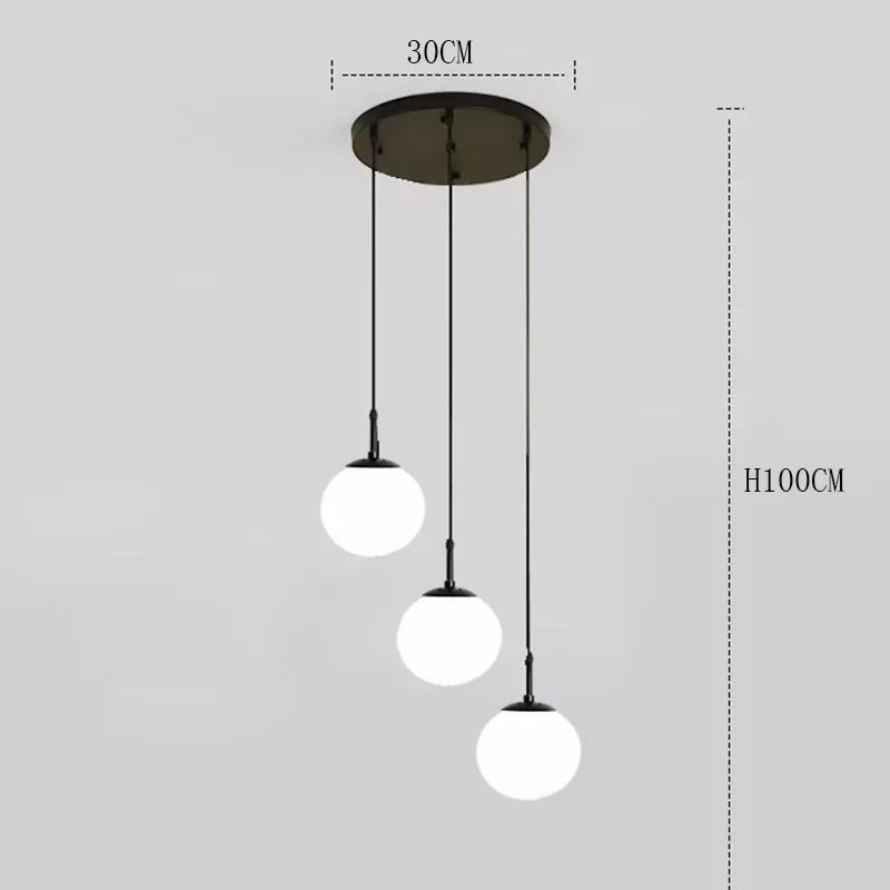 2026 Nordic White Ball Chandelier Lights Modern Led Long-Line Minimalist Lamp Living Room Villa Hotel Spiral Staircase Decor Lam