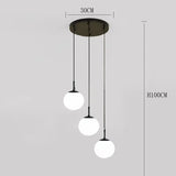2026 Nordic White Ball Chandelier Lights Modern Led Long-Line Minimalist Lamp Living Room Villa Hotel Spiral Staircase Decor Lam