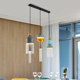 Danish Designer Nordic Modern Simple Macaron Tassel Chandelier for Restaurant Bedroom Bedside Clothing Store Bar