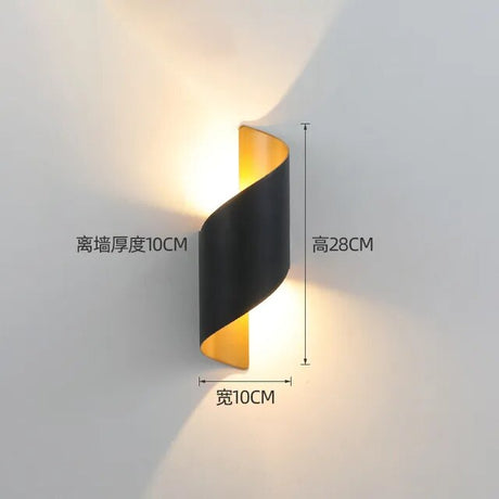 Modern LED Wall Light Waterproof IP65 Up Down 10W Outdoor Lighting Home Hotel Shop Corridor Porch Sconce Wall Lamps AC 220V 110V