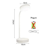 Rechargeable Table Lamp USB Plug Desk Lamp Reading Book Night Light LED 3 Modes Dimming Eye Protection Light Bedside Led Lamps