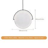 Nordic Restaurant Pendant Lights Creative and Personalized Dining Table Lights Modern and Minimalist Art Fabric Pendant Lamps
