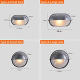 Vintage Outdoor Wall Lamp E27 Industrial Wall Lights IP65 Waterproof Glass Ceiling Sconce Bathroom Garden Exterior Wall Lighting