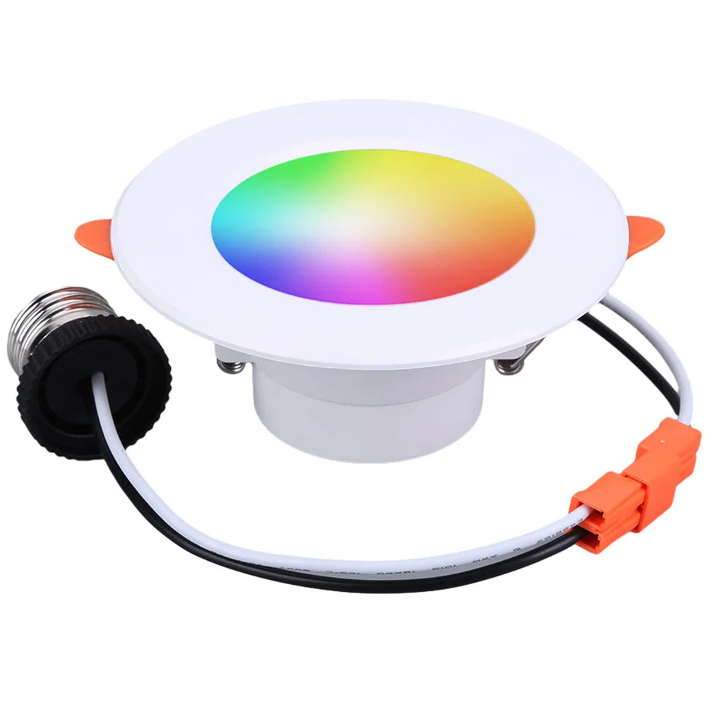 10W Tuya LED Downlight RGB+CW+CCT Dimmable Spotlight 85-265V Bluetooth Smart Ceiling Light Smart Night Light APP Remote Control