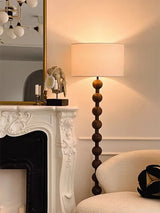 Medieval Solid Wood Floor Lamp - Retro Wabi-Sabi Standing Sofa Light & Desk Lamp Fixture for Living Room & High-End Home Decor