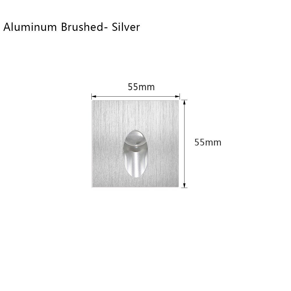 Recessed Wall Sconce Lamp Led Stair Lighting Interior Step Light Aluminum Nightlights with Box for Bathroom 110V/220V/12V