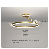 Nordic Luxury Butterfly LED Lights High Quality Bedside Lamp for Bedroom Restaurant Living Room Decoration Acrylic Chandelier