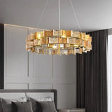 Modern Glass Design Creative Chandelier - Luxury Suspension Light for Living Room