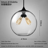 Caren Lighting handmade Glass Modern Nordic hanging loft Glass Pendant Light decor Lights Fixtures led filament dinningroom Lamp