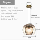 Modern Glass Pendant lamp Nordic Suspension Chandeliers for Living Dining Room Kitchen Bedside Hanging Lamp Fixture Luster