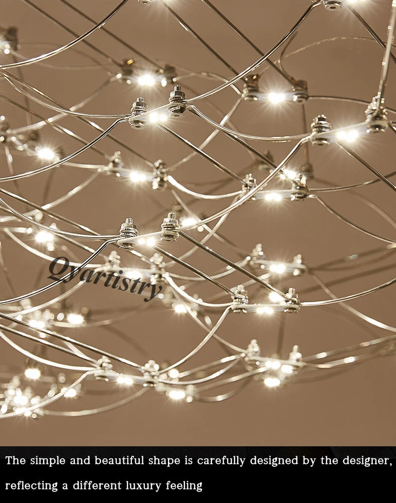 Modern Chandelier for Living Room Dining Bedroom Hanging Lamps For Ceiling Firefly Lustre Design Modern Suspension Chandelier