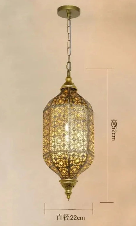 Southeast Asia Moroccan Retro Vintage Industrial Wall Lamp LED E27 Gold Luster's Iron Art Decorative Wall Mounted Restaurant Store