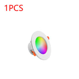 Tuya Smart LED Downlight LED Ceiling Recessed Down Light Dimmable Spot Lamp 10W RGB +CW+WW Changeable LED Downlight